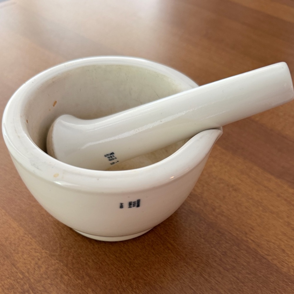 Vintage Coors Mortar & Pestle Set